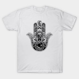 Hamsa Hand French Bulldog T-Shirt